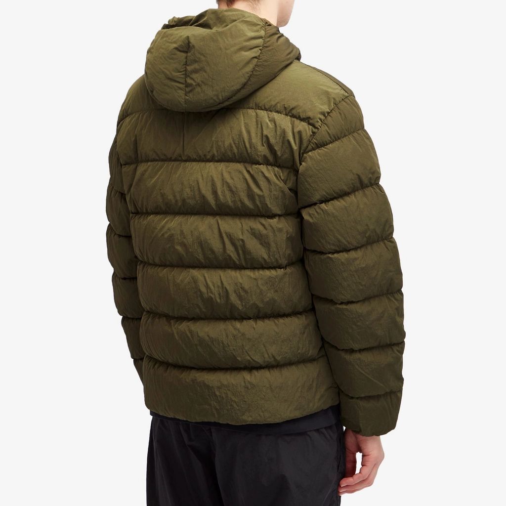 CP Company Men's Chrome-R Goggle Down Jacket Ivy Green